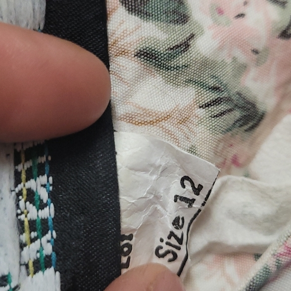 S.L Fashions Vintage Floral Dress size 12 fits a S/M - Picture 10 of 16